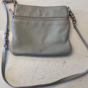 Kate Spade Grey Leather Crossbody Bag